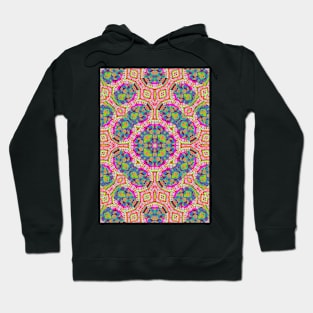 A Mandala for the ancient diety Bes Hoodie